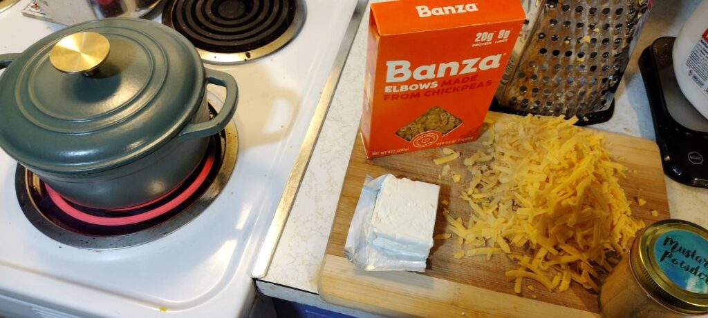 Homemade, from scratch mac and cheese in the same amount of time it takes to make boxed mac and cheese - and delicious too!