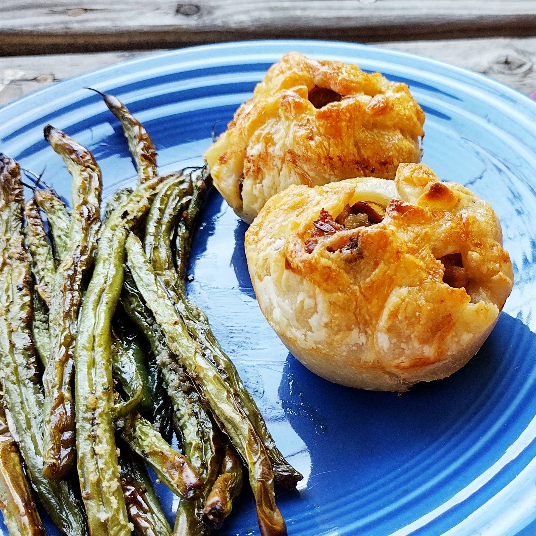 Gluten-free puff pastry sausage galettes - delcious and easy!